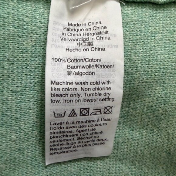 J Crew Vanessa Knit Sweater Cardigan Coatigan Mint Green XS - Picture 10 of 13